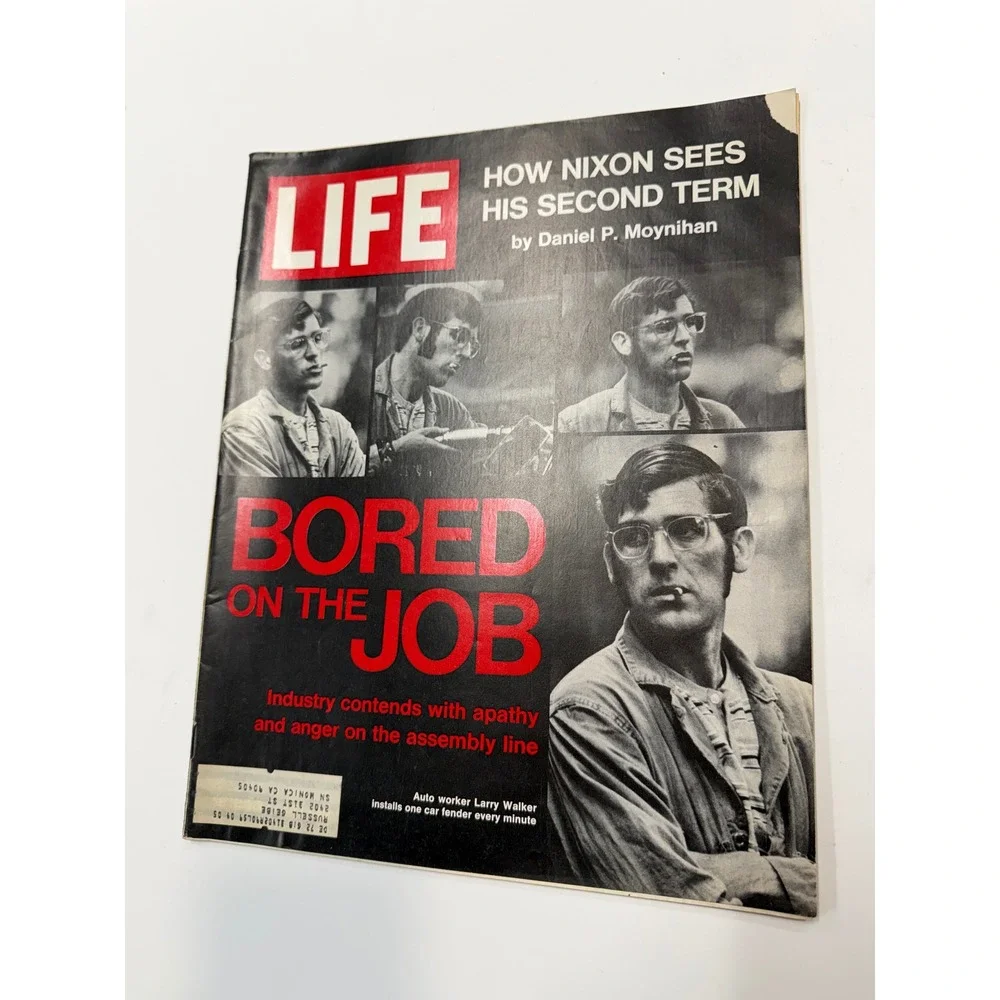 Vintage LIFE Magazine September 1 1972 Bored on the Job Nixon Daniel P Moynihan